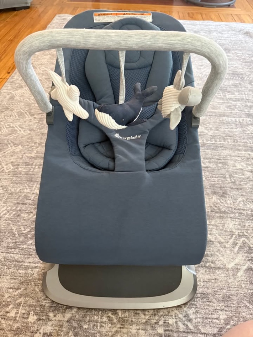 Ergobaby Evolve 3-in-1 Bouncer with Toy Bar!